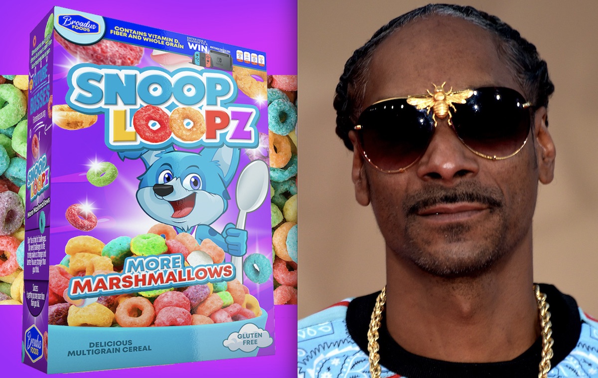 スヌープ・ドッグの朝食シリアル「Snoop Loopz」がブランド名の変更を 