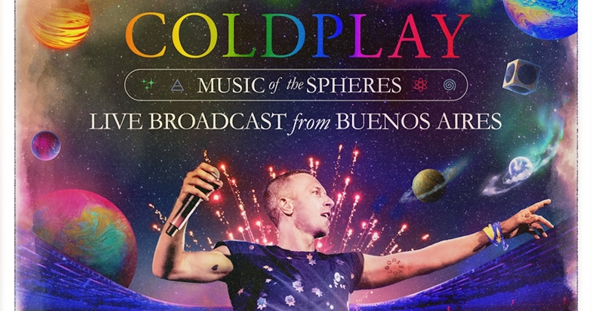 コールドプレイのブエノスアイレス公演、10月29日全世界でライブビュー