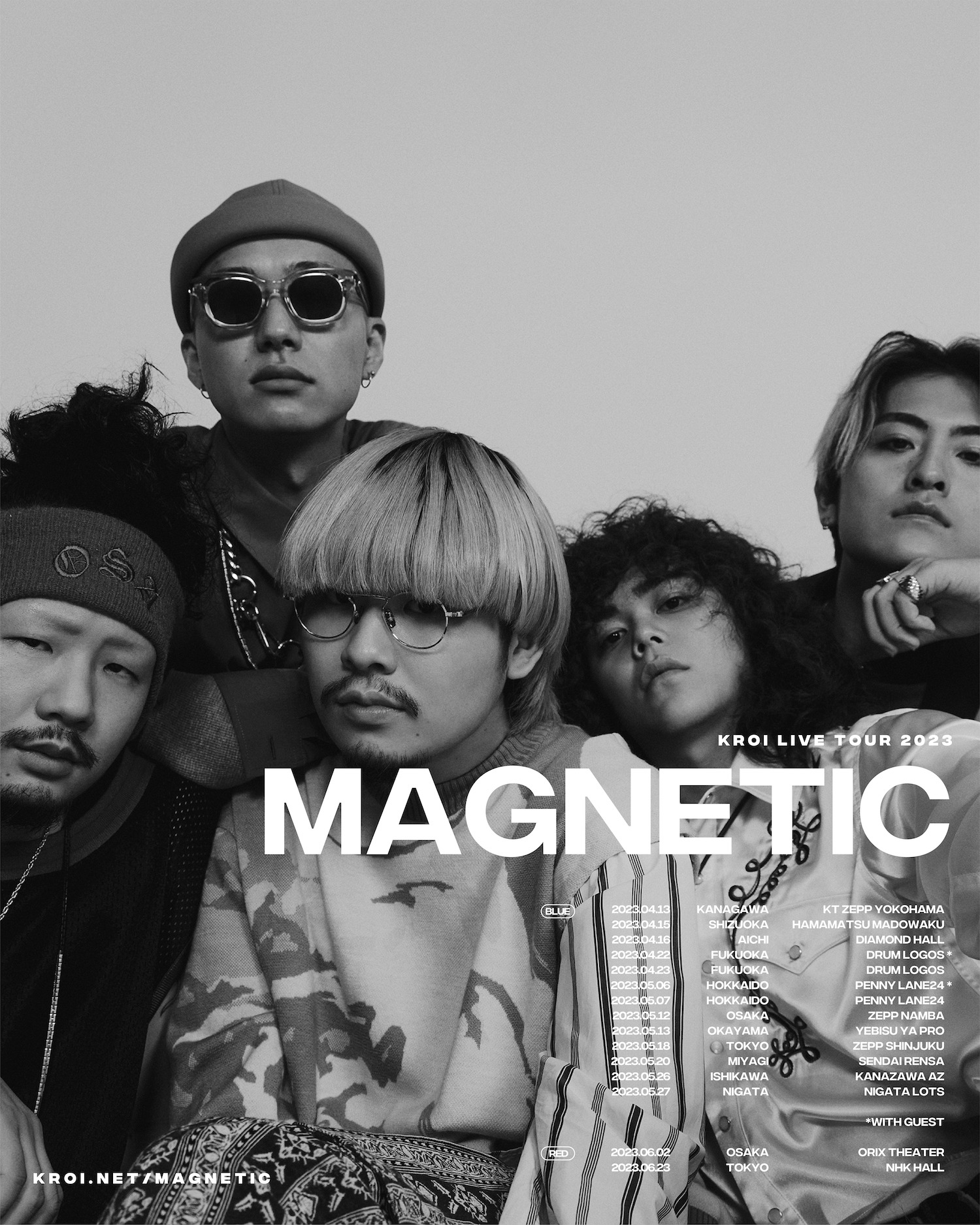 Kroiがライブハウスとホール巡る新ツアー「Magnetic」発表、ファイナルはNHKホール｜