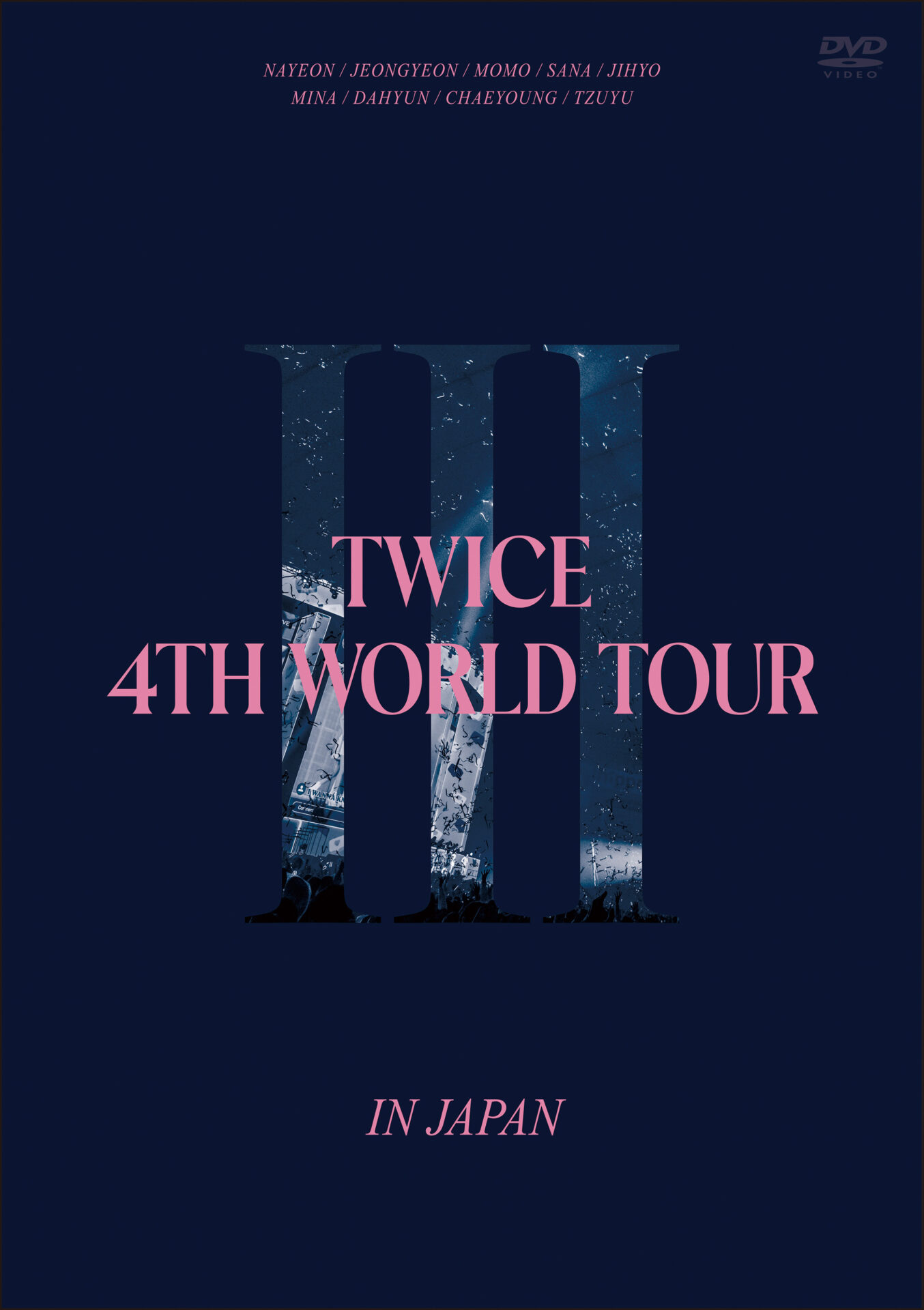  『TWICE 4TH WORLD TOUR 'III' IN JAPAN』通常盤ジャケット