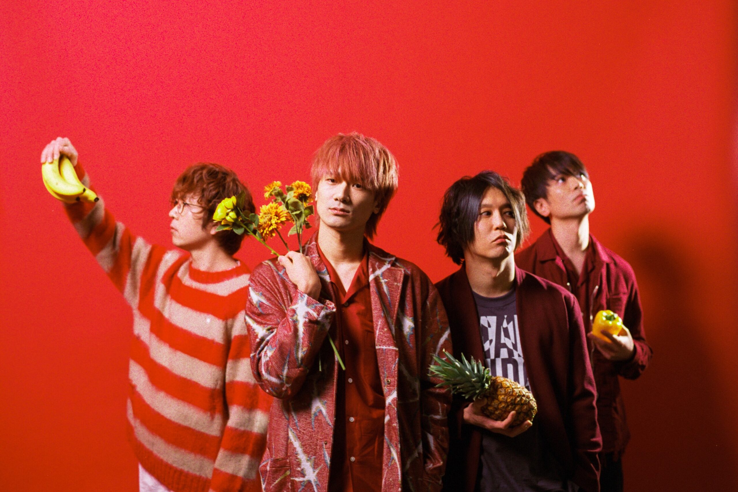 THE KEBABS、3月リリース『幸せにしてくれいーぴー』ジャケット＆新アー写公開｜