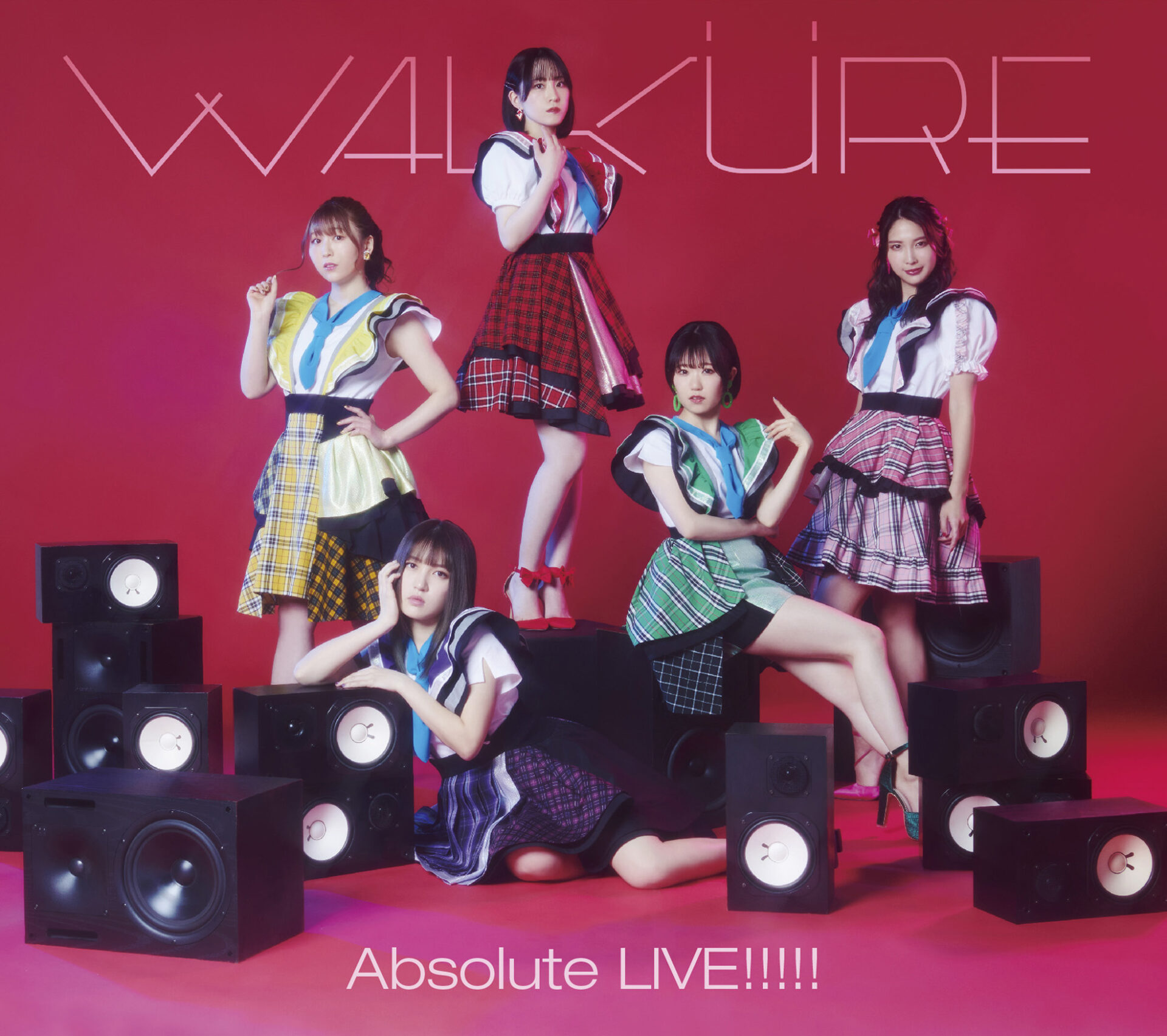 『マクロスΔ』ライブベストアルバム『Absolute LIVE!!!!!』（完全生産限定盤・初回限定盤）ジャケット