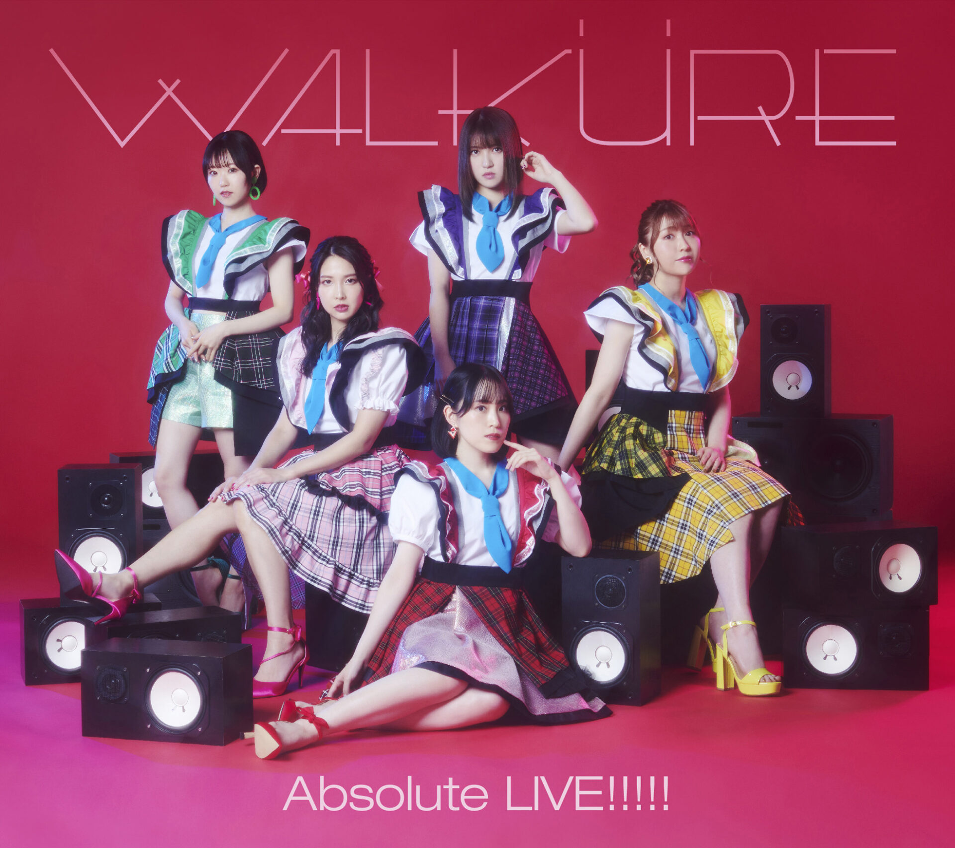 『マクロスΔ』ライブベストアルバム『Absolute LIVE!!!!!』（通常盤）ジャケット