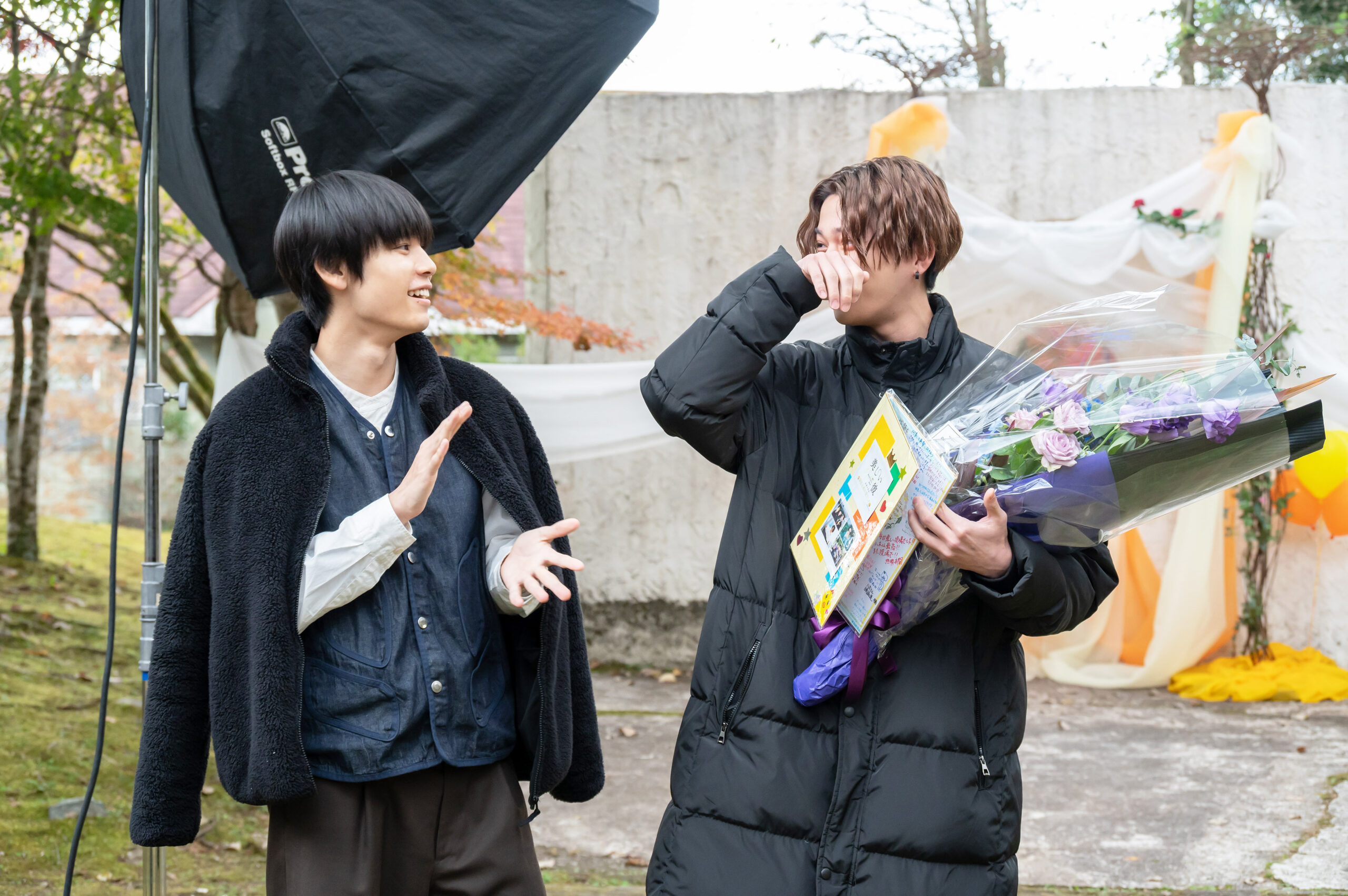 『劇場版 美しい彼〜eternal〜』萩原利久＆八木勇征の素顔が溢れるメイキング映像公開｜ ©2023 劇場版「美しい彼〜eternal〜」 製作委員会