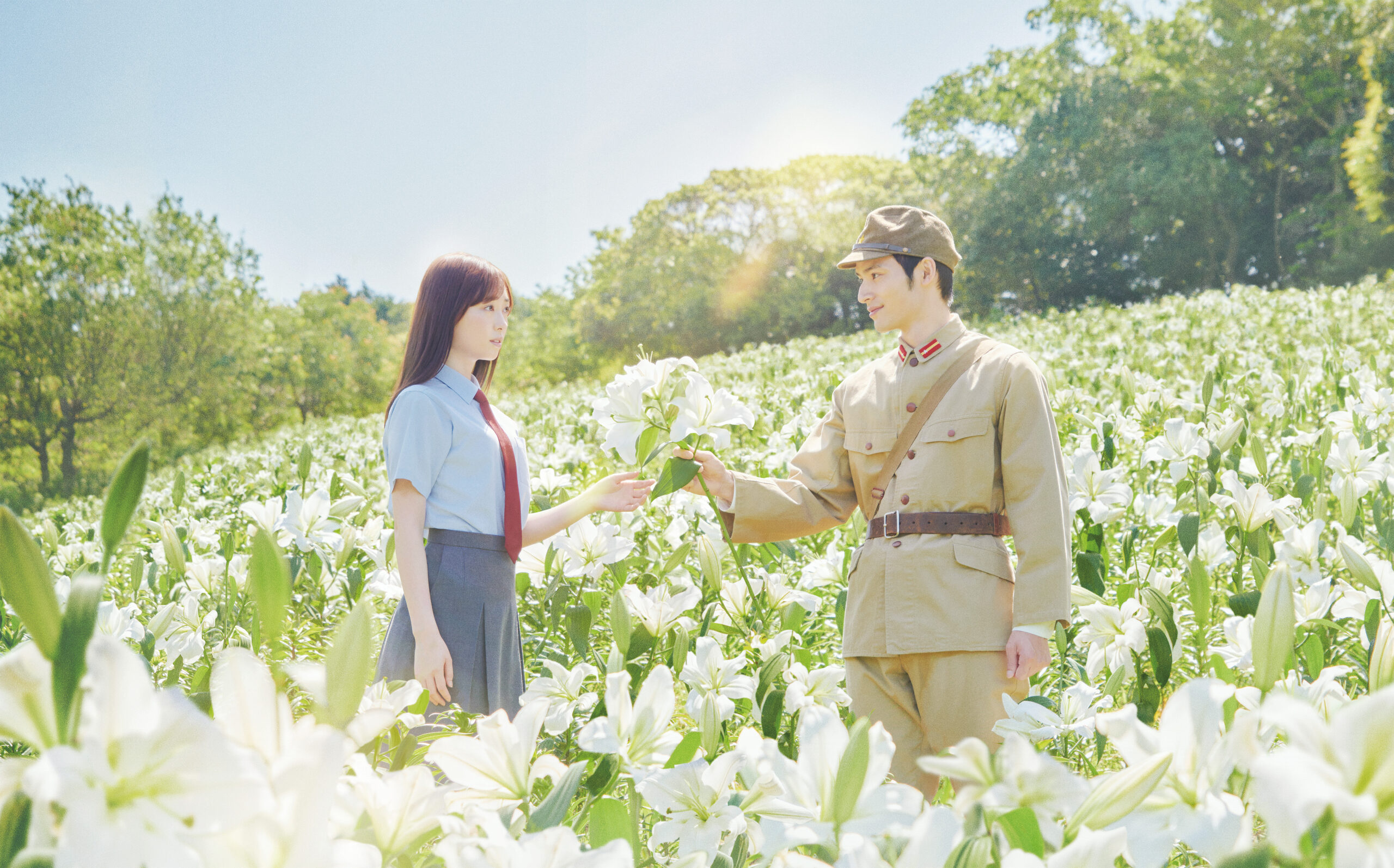 福原遥×水上恒司W主演『あの花が咲く丘で、君とまた出会えたら。』主題歌は福山雅治「想望」|(C)2023「あの花が咲く丘で、君とまた出会えたら。」製作委員会