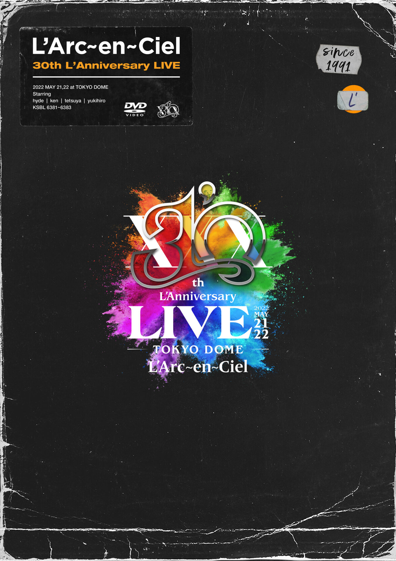 『30th L'Anniversary LIVE』 通常盤（3DVD）ジャケット