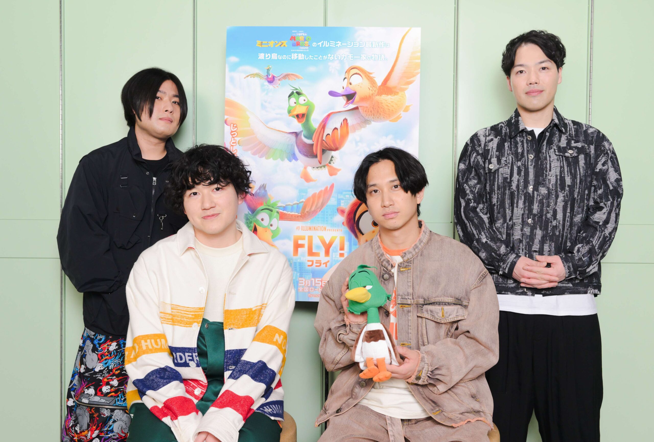 マカロニえんぴつ、新曲「月へ行こう」がイルミネーション映画『FLY！／フライ！』主題歌に｜