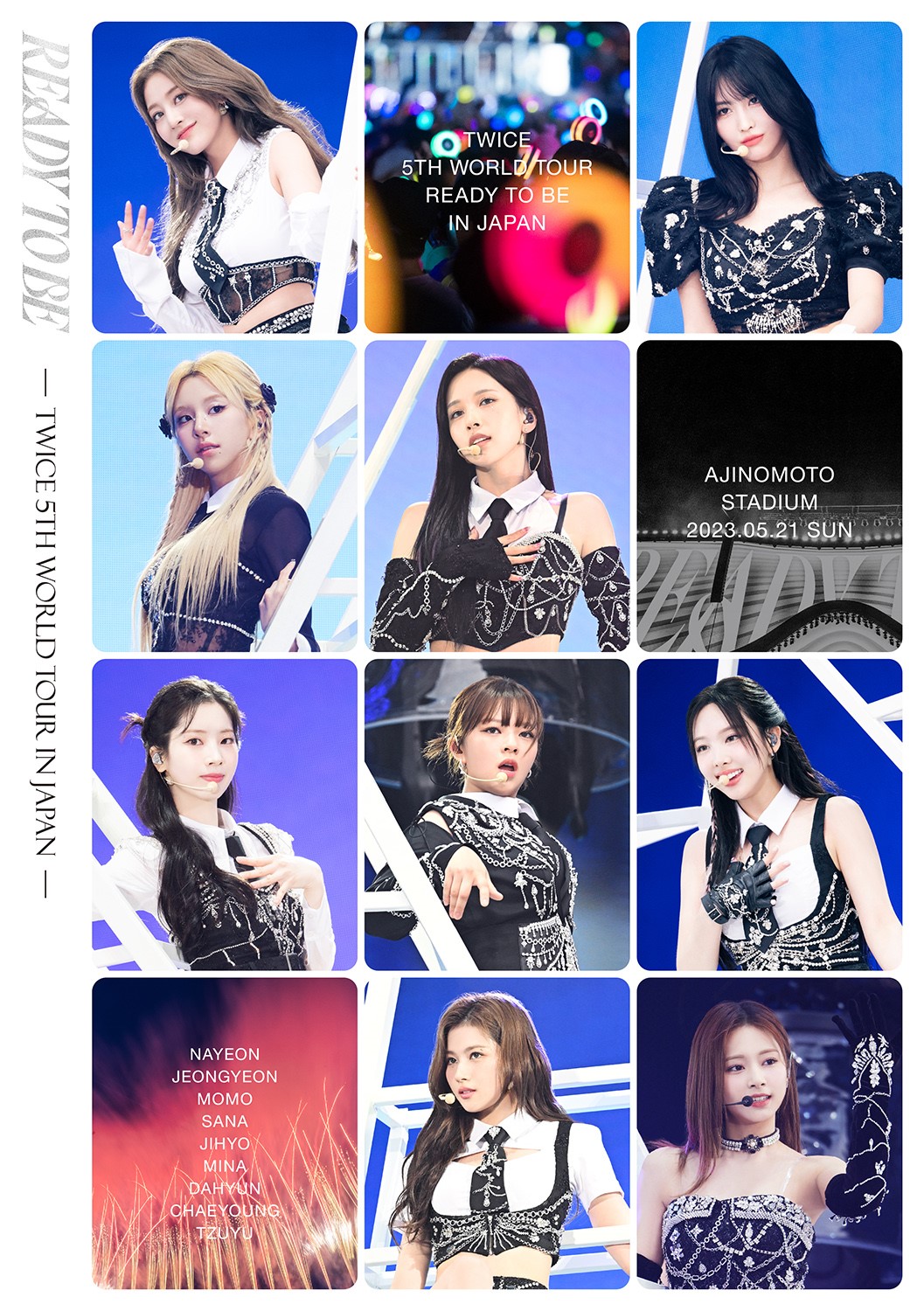 『TWICE 5TH WORLD TOUR 'READY TO BE' in JAPAN』通常盤ジャケット
