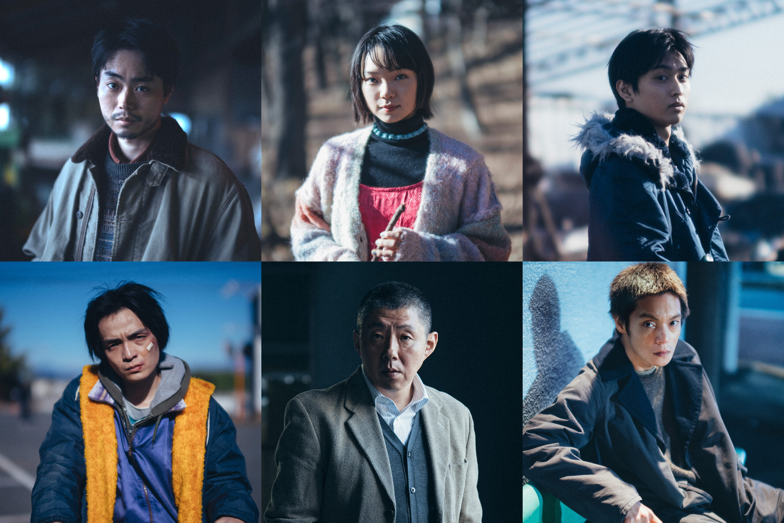 菅田将暉×黒沢清『Cloud クラウド』に古川琴音、奥平大兼、岡山天音、窪田正孝ら出演決定|『Cloud』メインキャスト ©︎2024 「Cloud」 製作委員会
