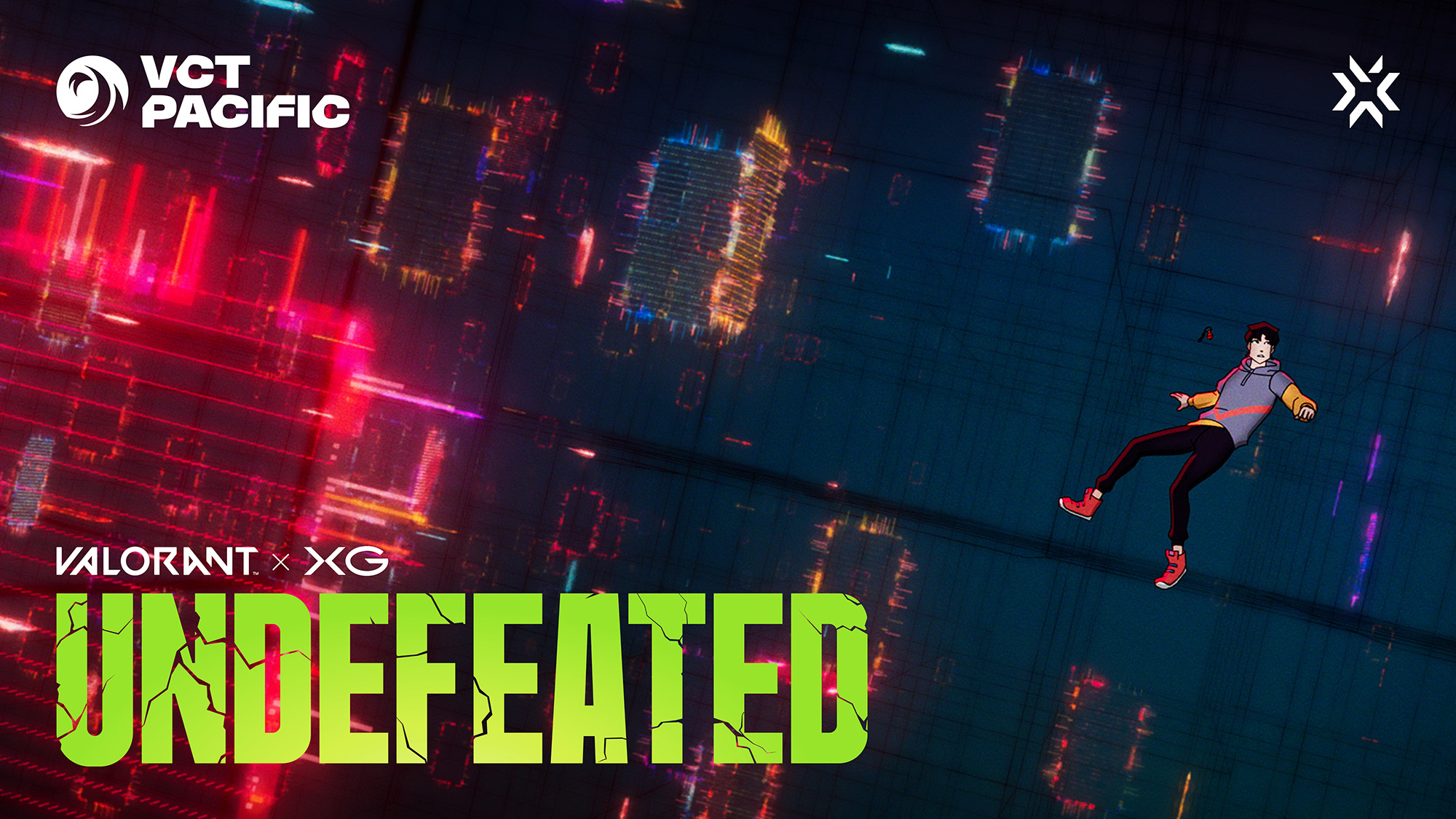 XG、人気FPS「VALORANT」とのコラボシングルMVは初のアニメーション作品に｜XG「UNDEFEATED」ミュージックビデオサムネイル