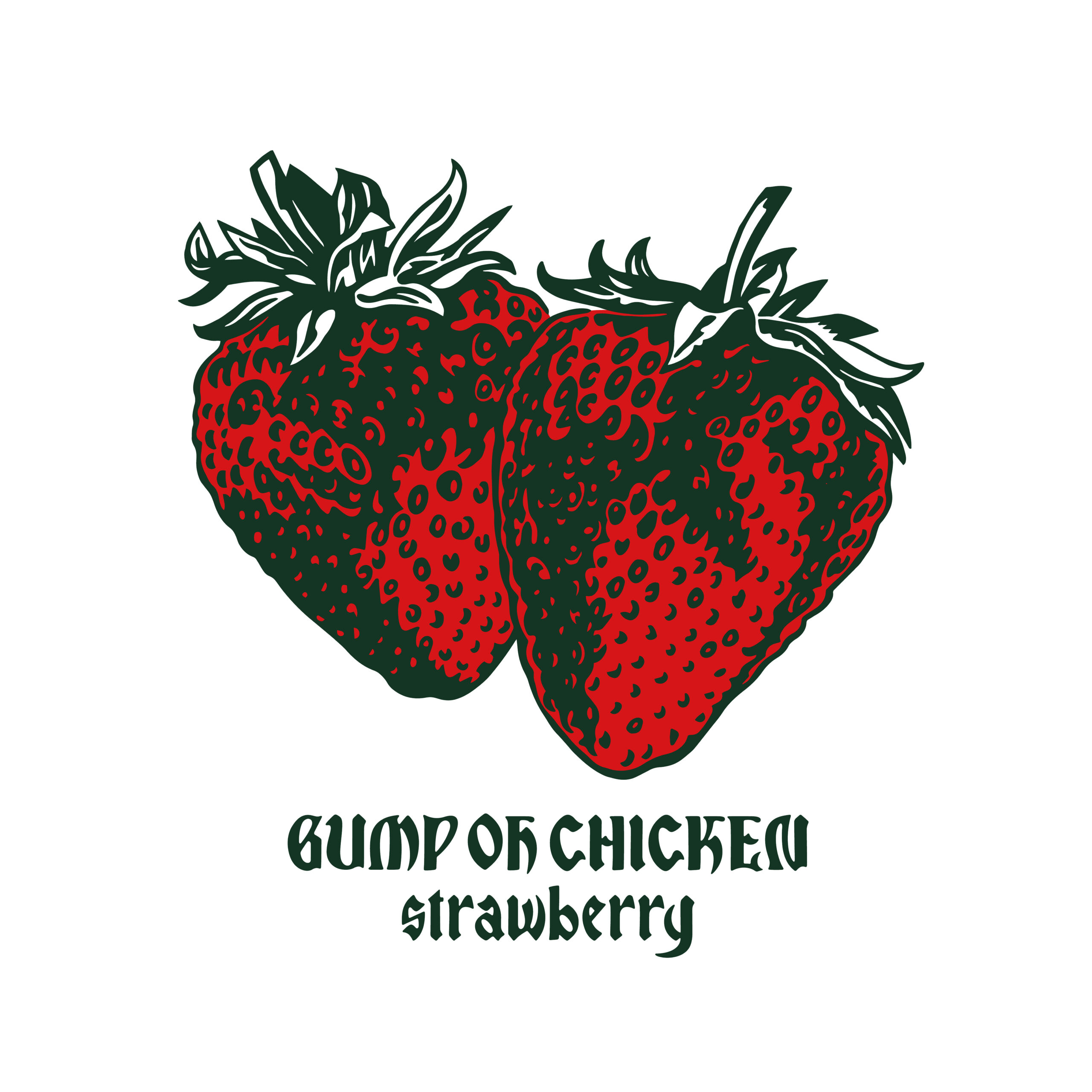BUMP OF CHICKEN、ドラマ『西園寺さんは家事をしない』主題歌を7月31日配信｜BUMP OF CHICKEN『strawberry』ジャケット写真
