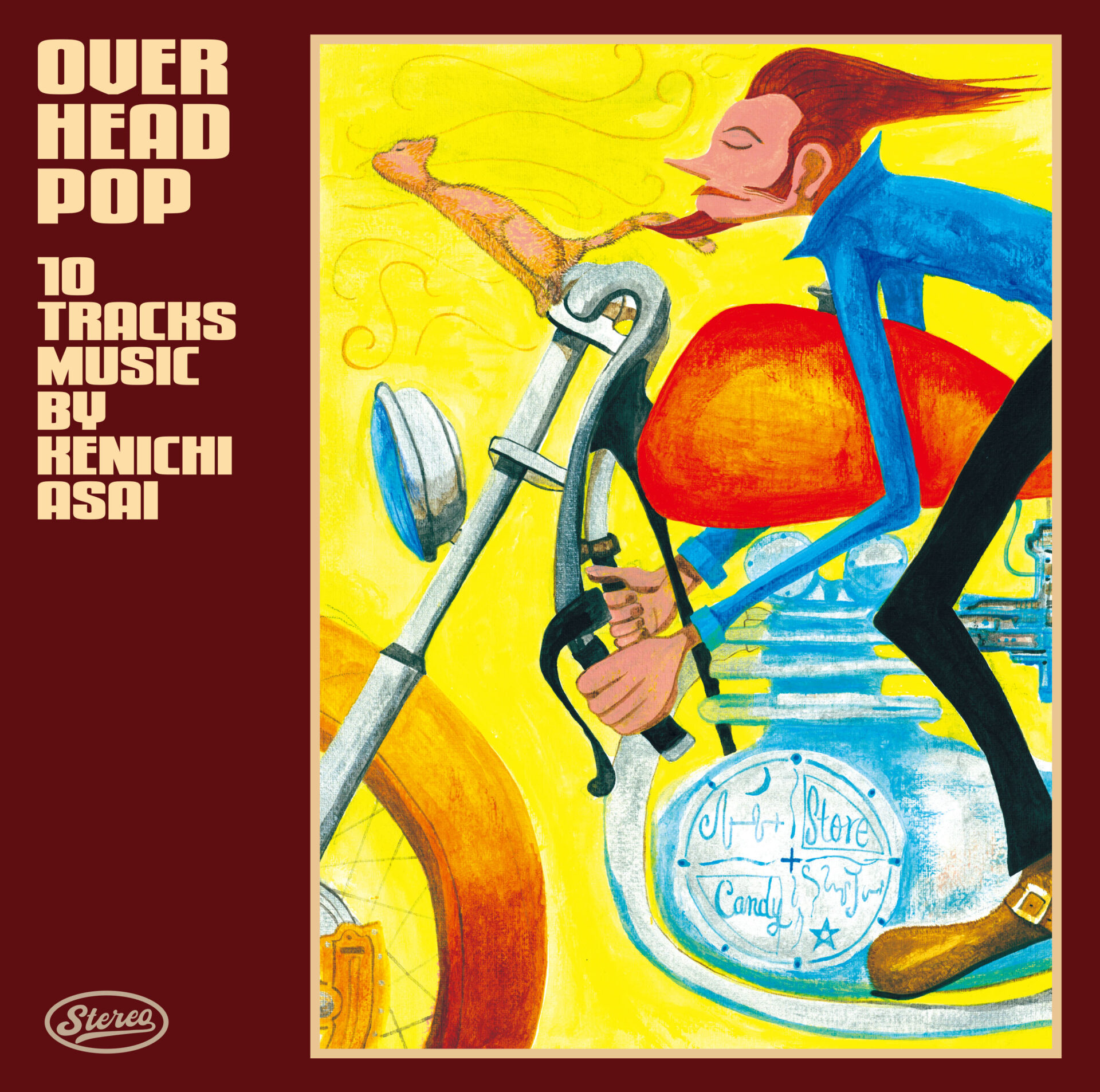 『OVER HEAD POP』通常盤ジャケット