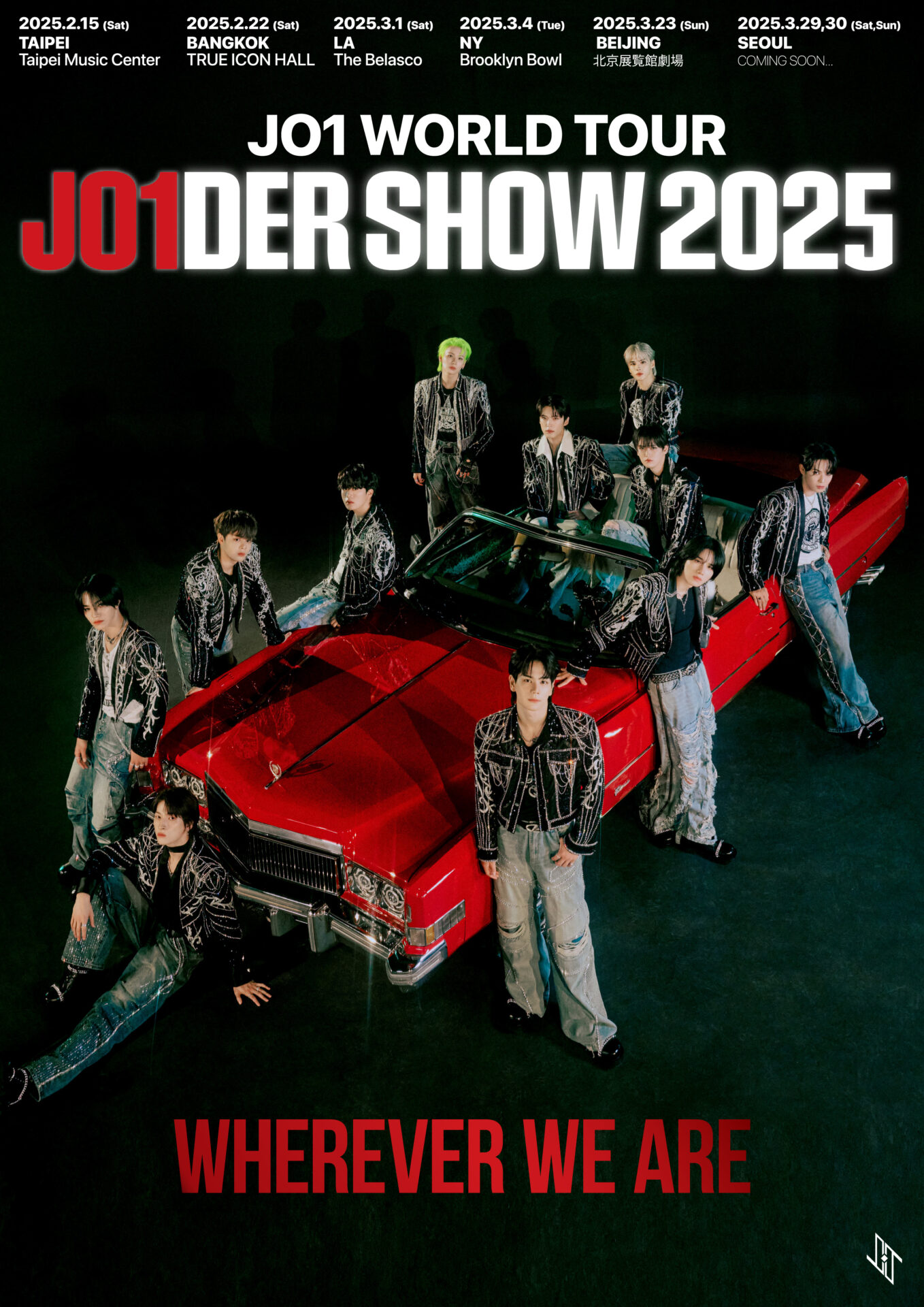 「JO1 WORLD TOUR JO1DER SHOW 2025 ‘WHEREVER WE ARE’」