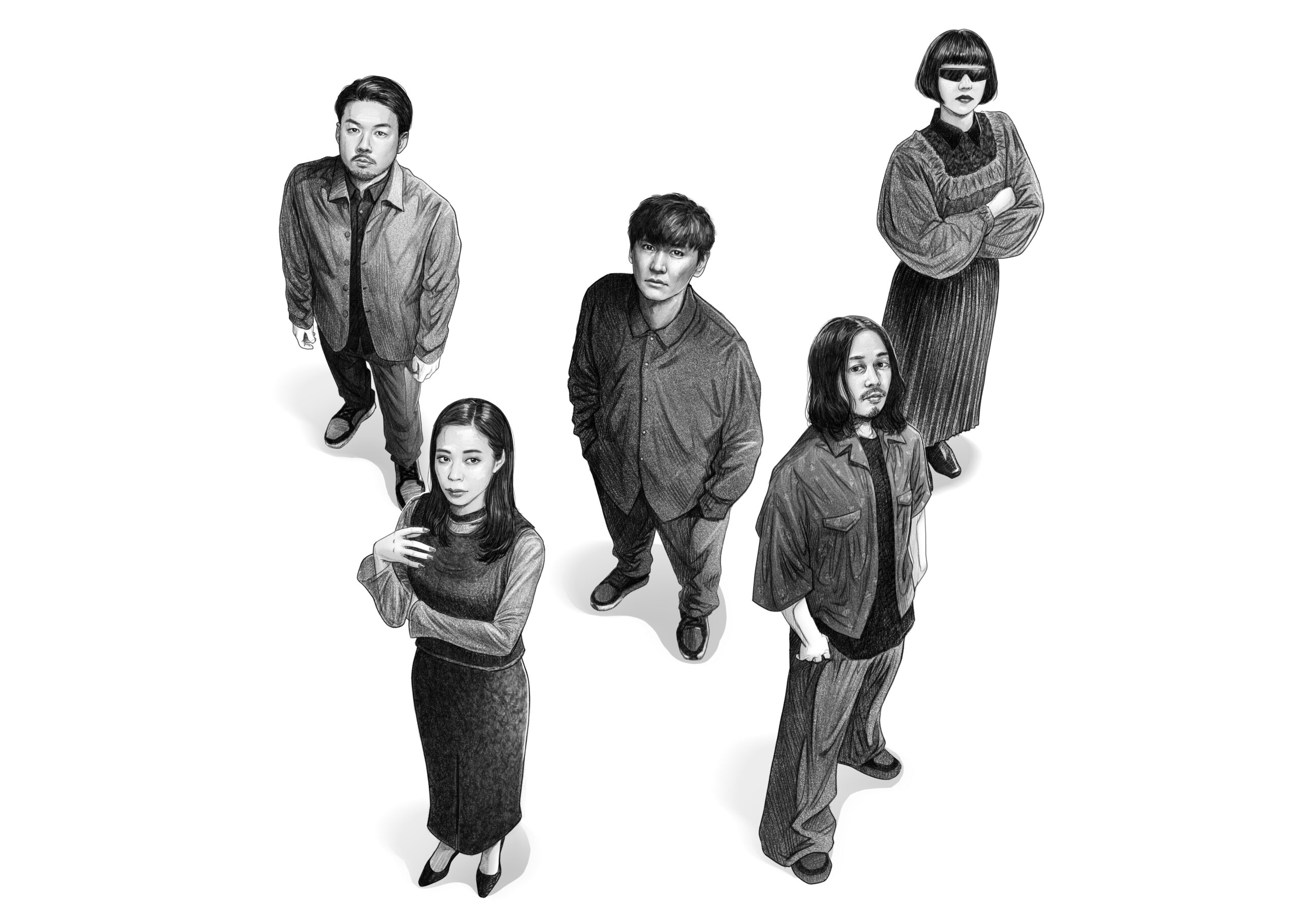 サカナクション3年ぶり新曲「怪獣」2月20日配信決定、アニメ『チ。』とのコラボアー写公開｜