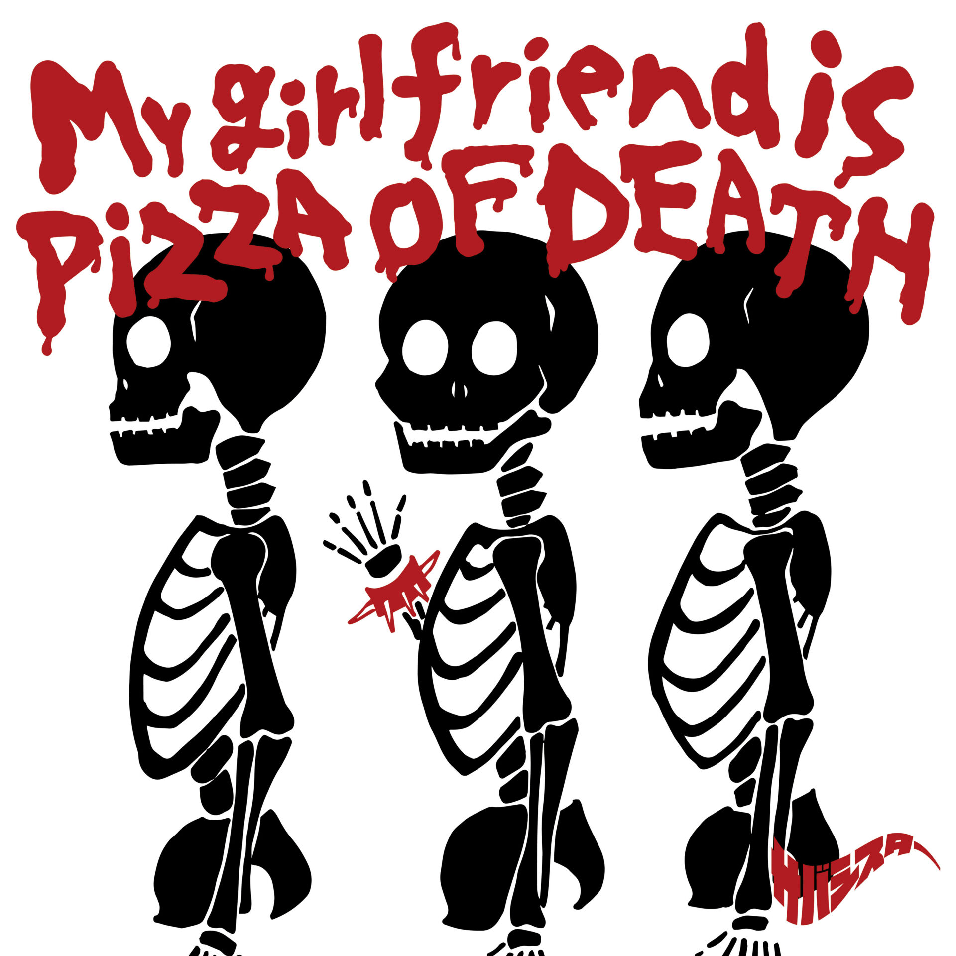 『My girlfriend is PIZZA OF DEATH』CD＋DVDジャケット