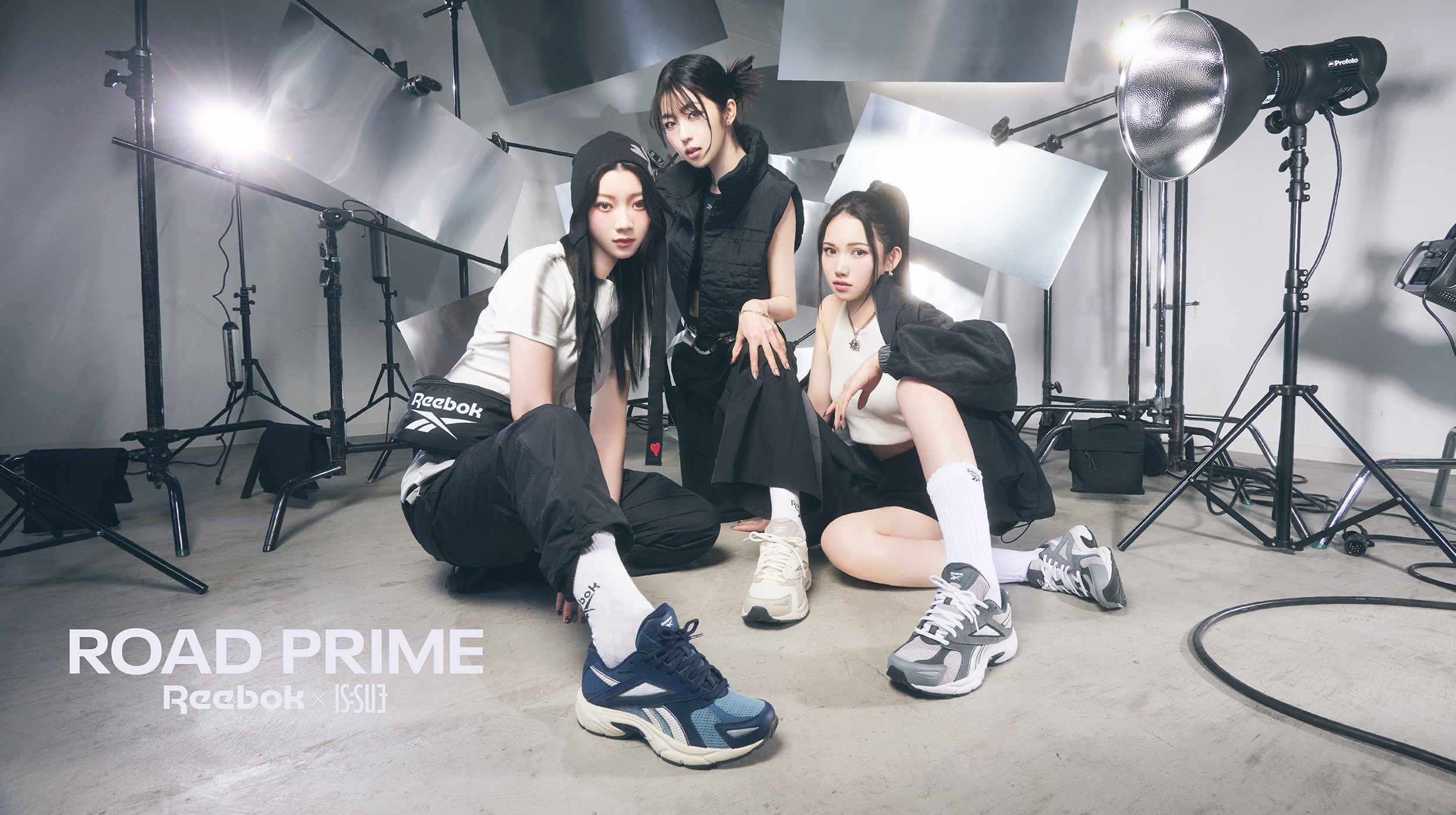 IS:SUEとReebokの初コラボが決定、4月17日より「ROAD PRIME」着用ビジュアルが展開｜©︎LAPONE GIRLS