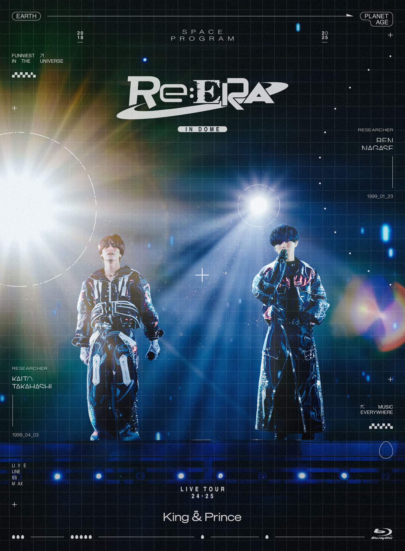 『King & Prince LIVE TOUR 24-25 ~Re:ERA~ in DOME』通常盤(Blu-ray)ジャケット