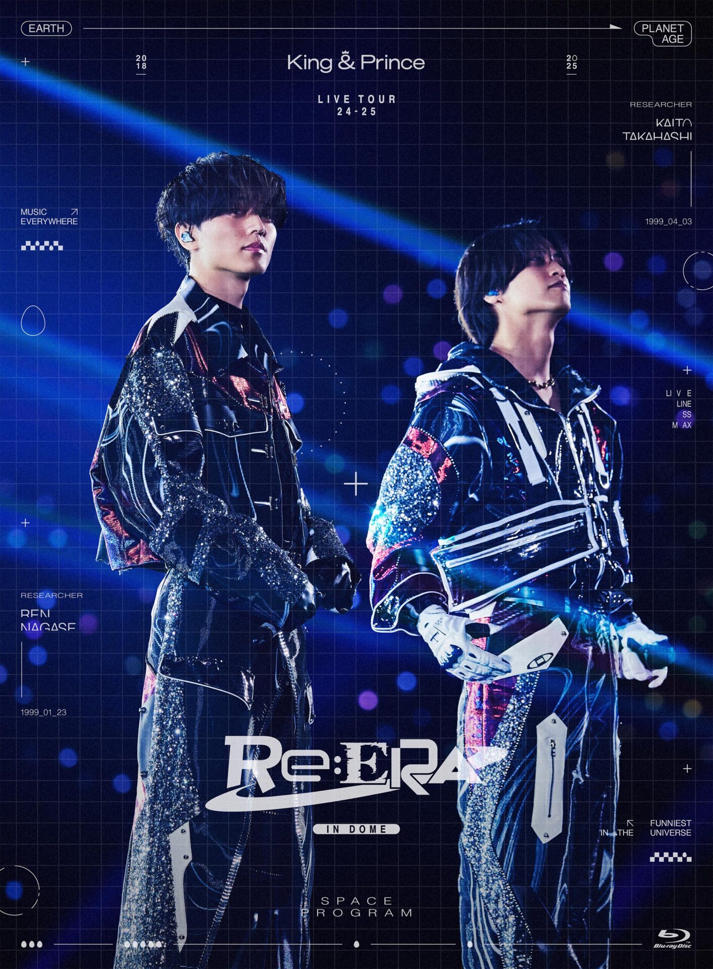 『King & Prince LIVE TOUR 24-25 ~Re:ERA~ in DOME』初回限定盤(Blu-ray)ジャケット