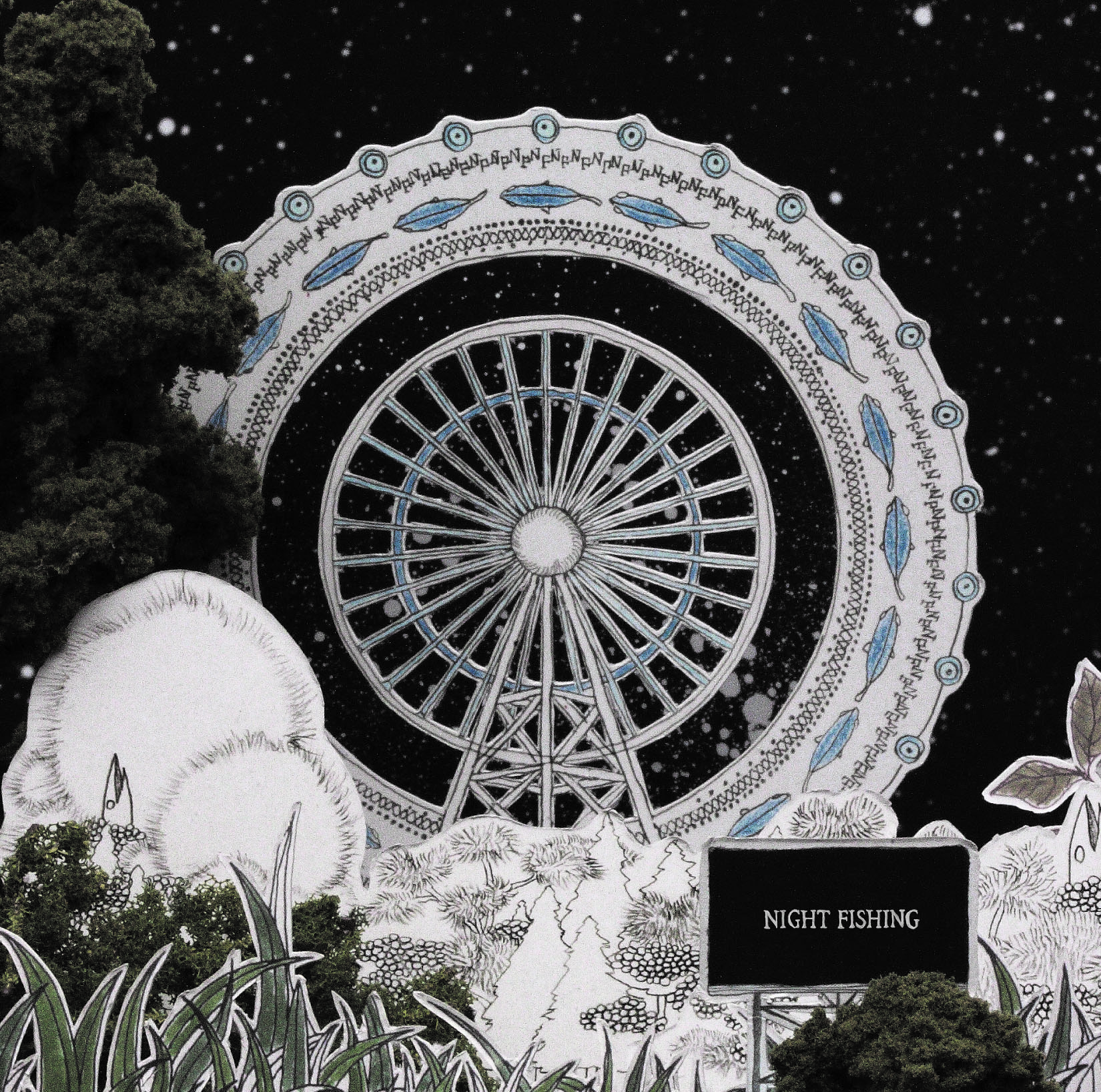 『NIGHT FISHING』アナログ盤ジャケット