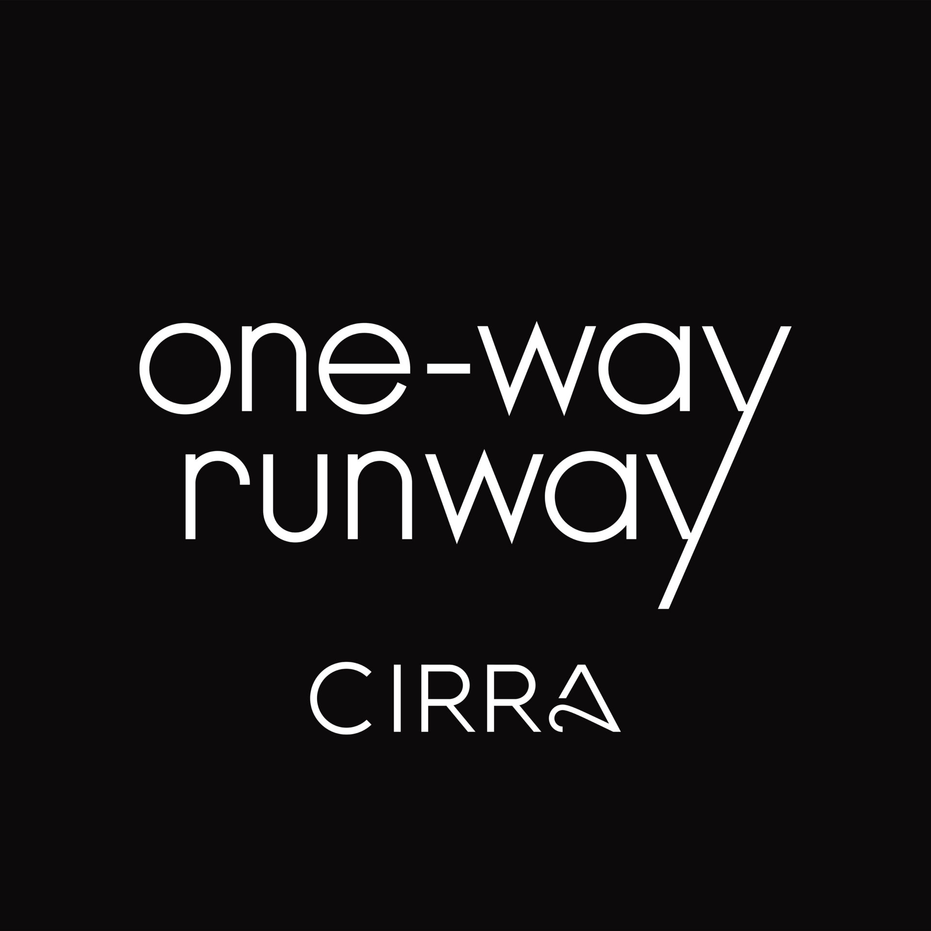 『one-way runway』ジャケット
