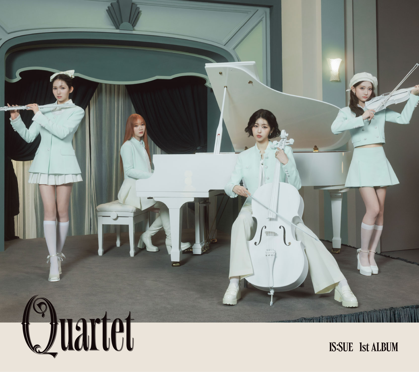 『QUARTET』初回限定盤Aジャケット ©︎LAPONE GIRLS