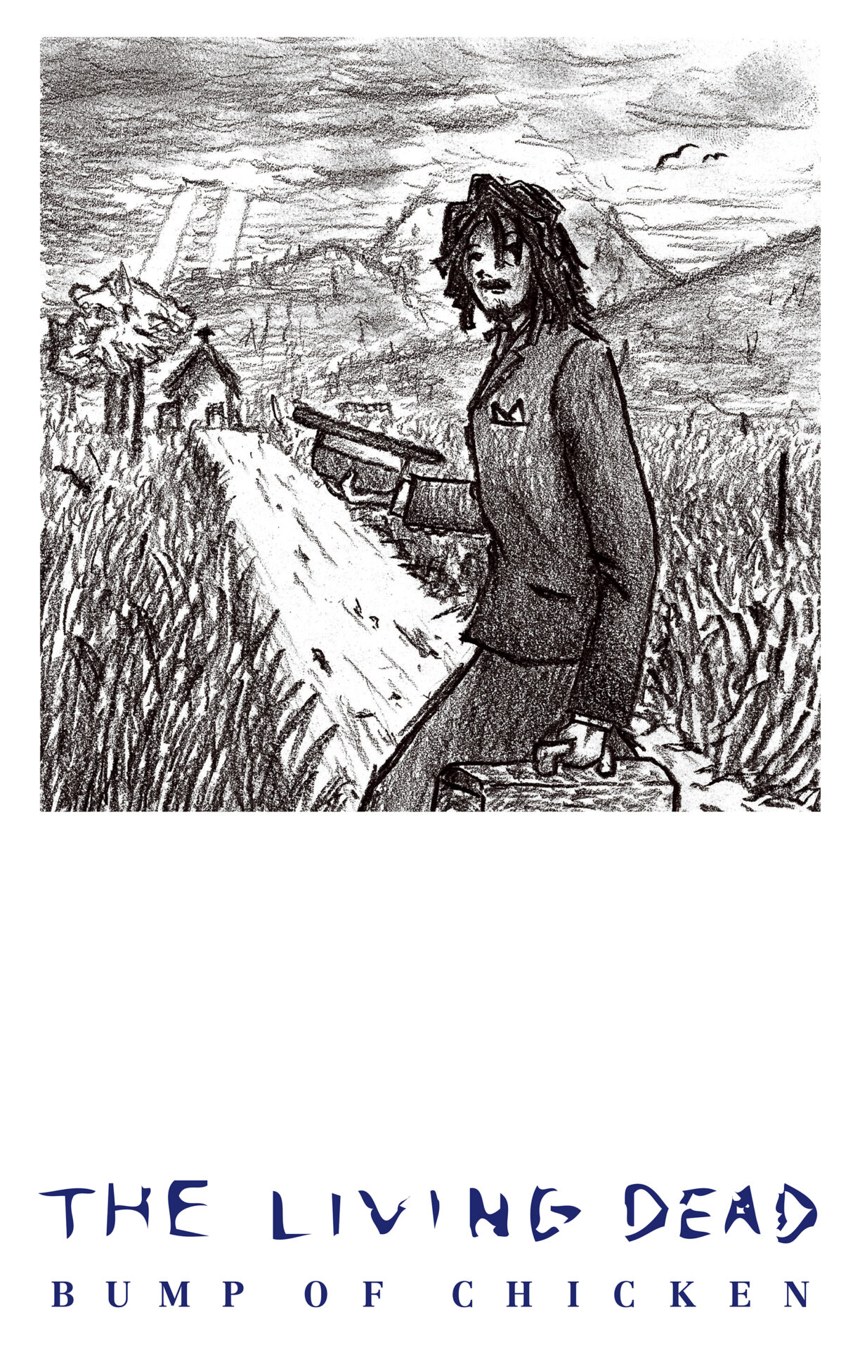 『THE LIVING DEAD』カセットテープジャケット