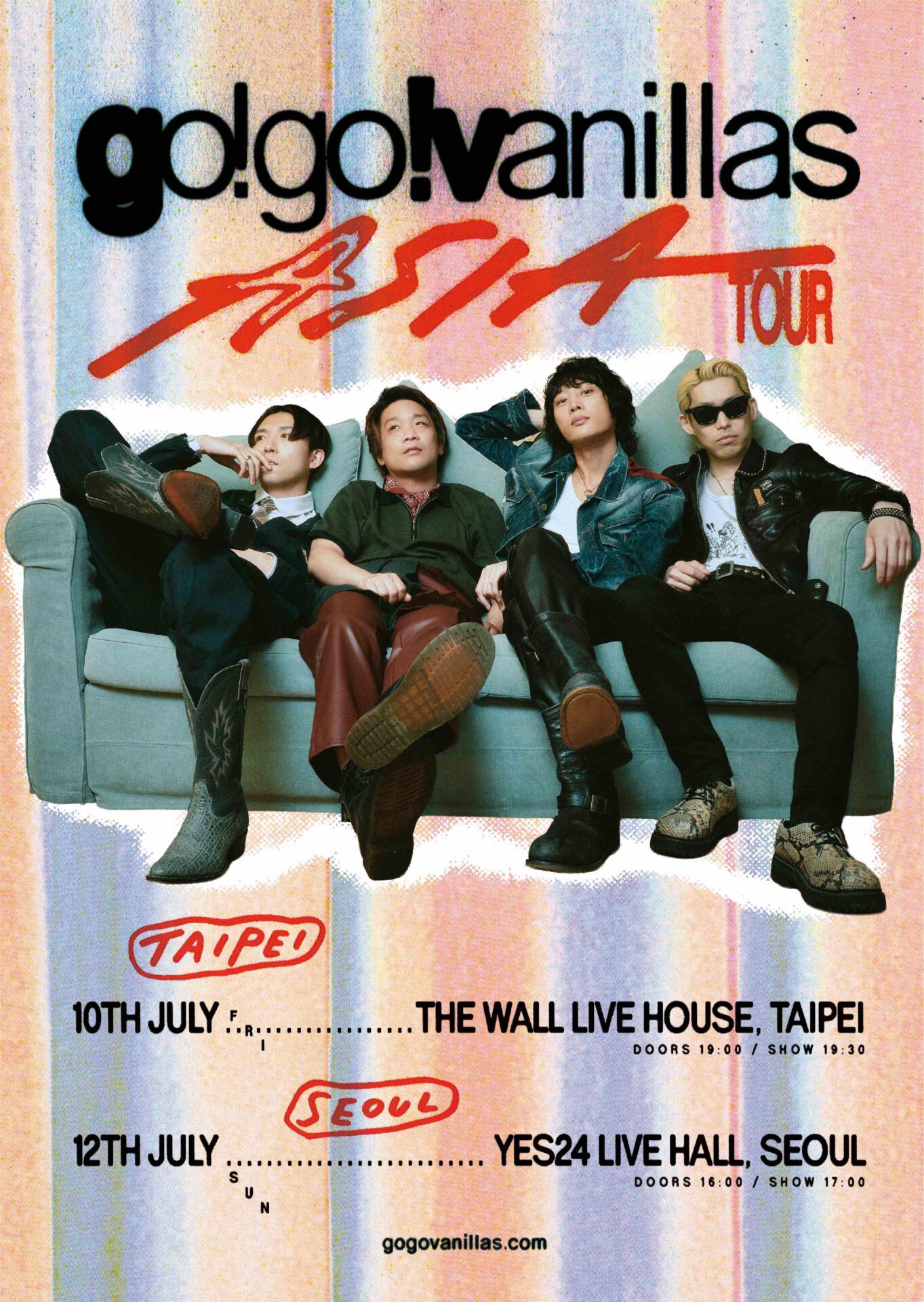 go!go!vanillas Asia Tour 2026