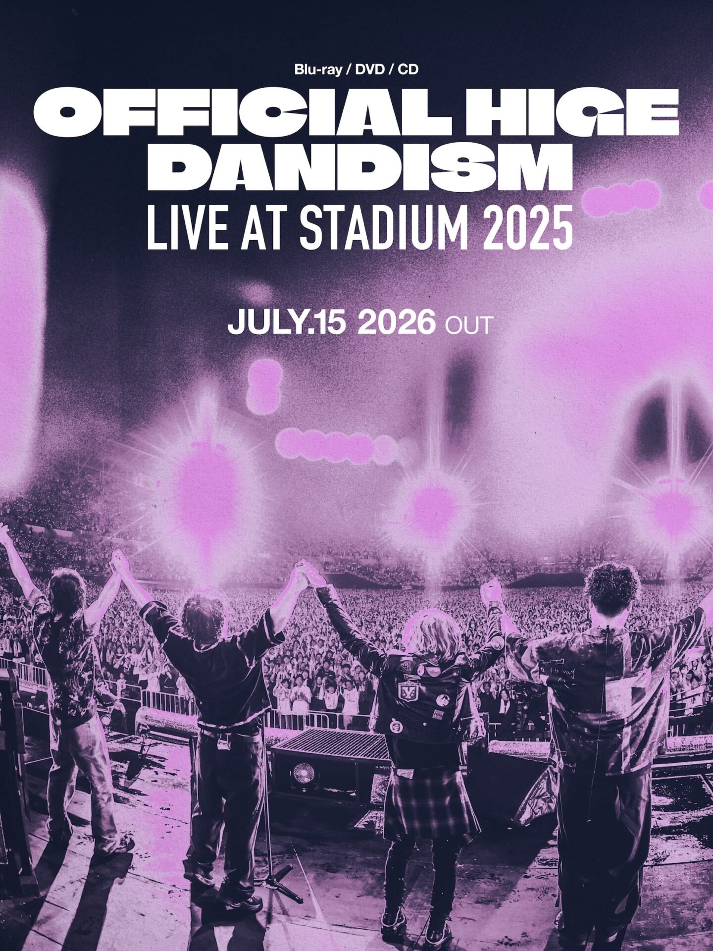 『OFFICIAL HIGE DANDISM LIVE at STADIUM 2025』メインビジュアル