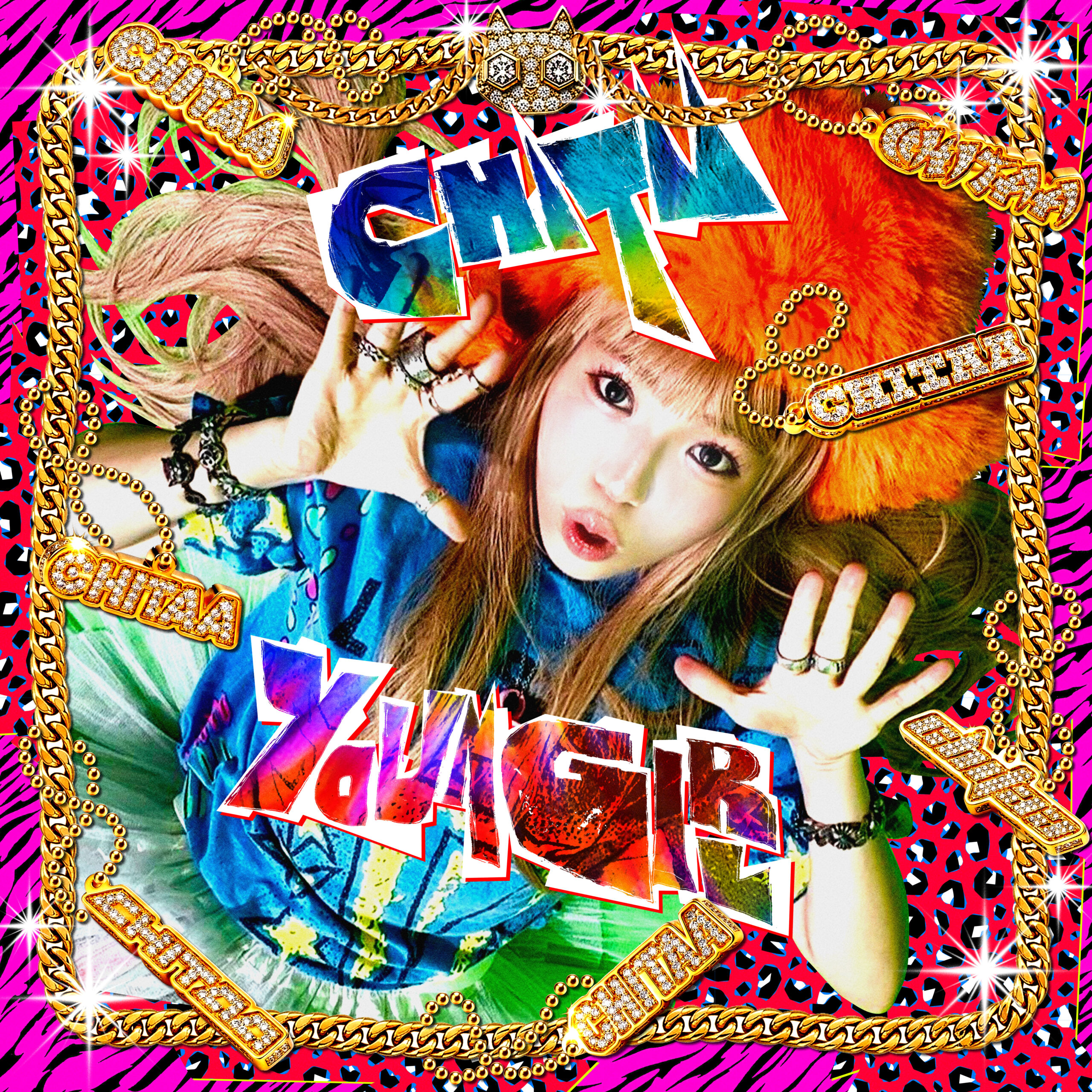“Kawaii Riot”を掲げるCHITAAが1ST EP発表、ファンタジスタ歌麿呂によるアートワーク解禁｜CHITAA『Youngirl』ジャケット写真