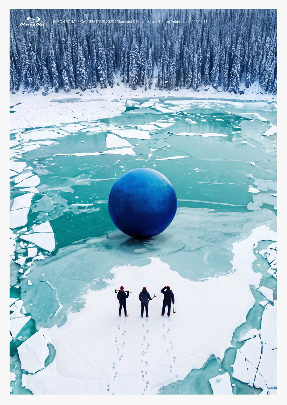UNISON SQUARE GARDEN「Charisma & Princess」映像作品のジャケット公開、シングルで描いた景色を俯瞰化｜UNISON SQUARE GARDEN ライブBD／DVD『UNISON SQUARE GARDEN TOUR 2025 ｢Charisma & Princess｣ at KT Zepp Yokohama 2025.02.13』ジャケット
