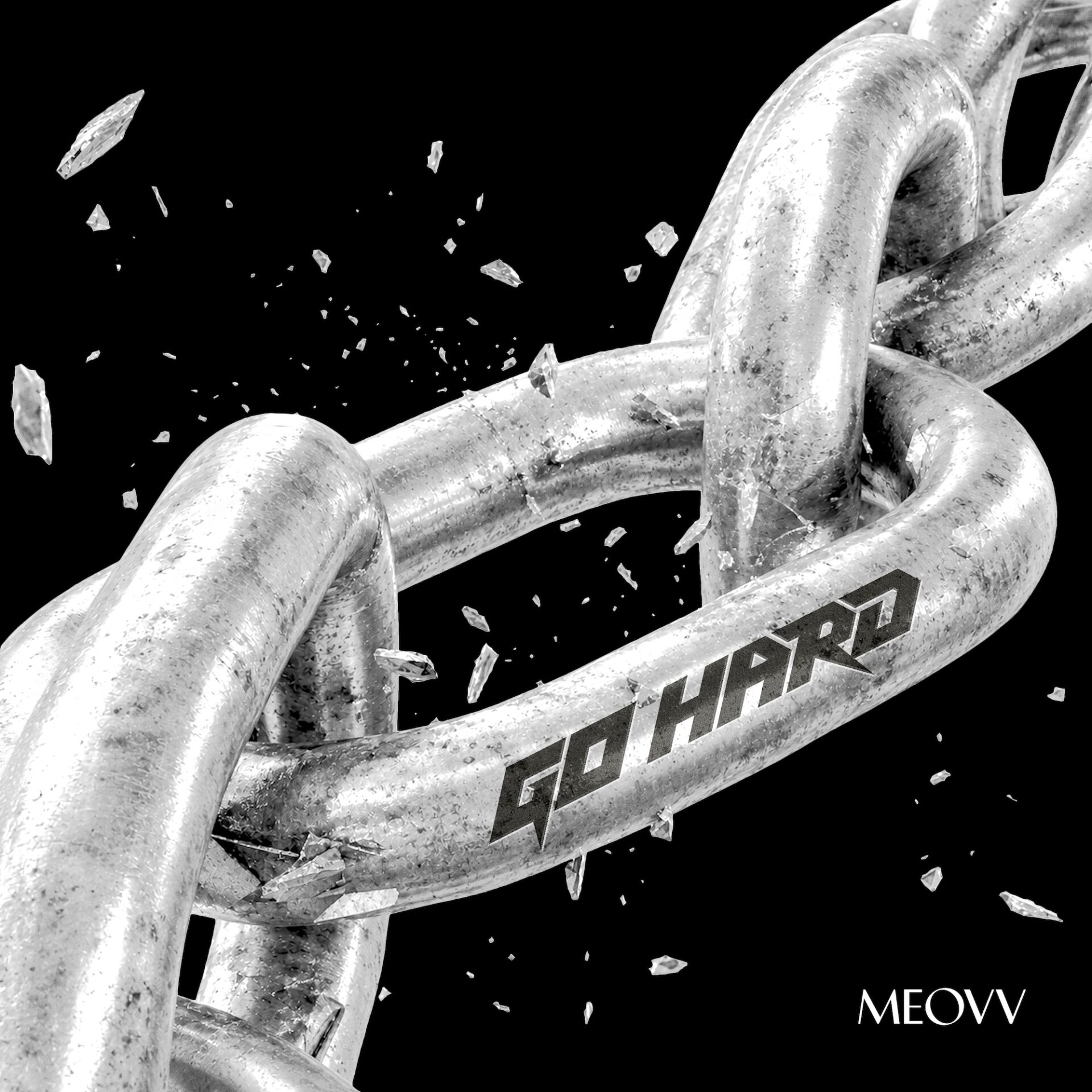 『GO HARD』配信ジャケット ©THEBLACKLABEL